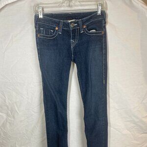 True Religion Jeans Womens Size 26 Straight Cut  PreOwned